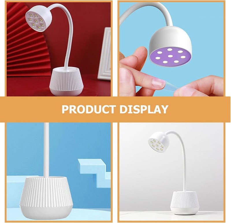 مصباح أظافر LED برقبة الإوزة بقوة 24 واط، ضوء معالجة جل البوليش الاحترافي للعناية بالأظافر - Image 4